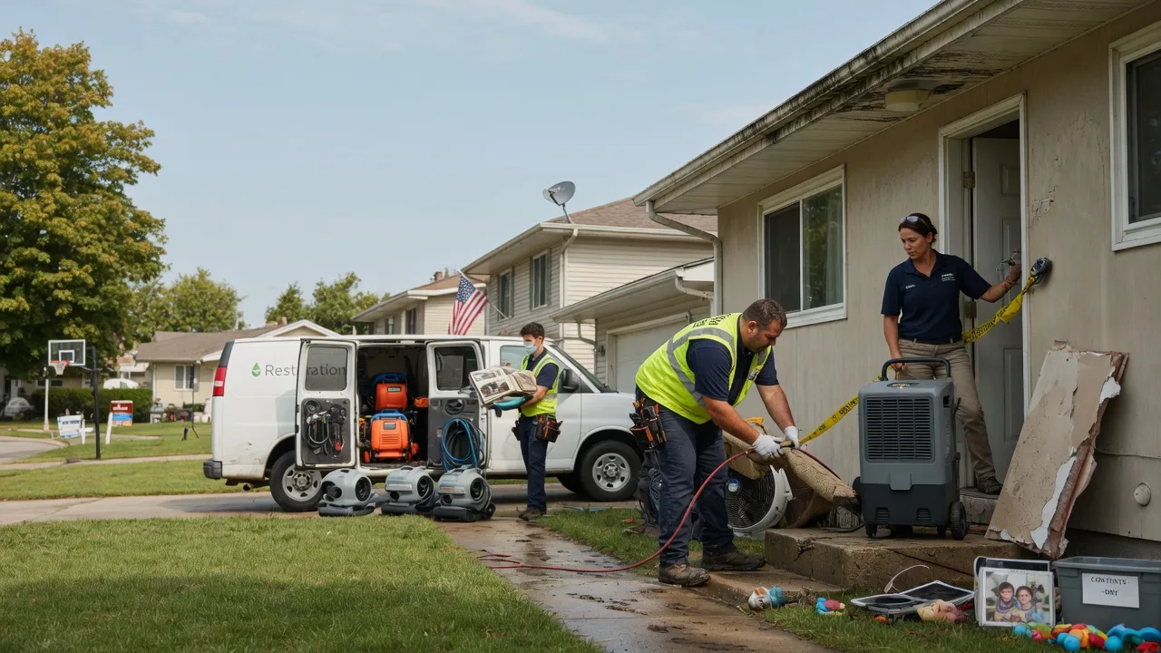 Water Damage Restoration in New Auburn, WI near me
